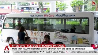 MPs raise concerns about funding fairness of pilot shuttle bus service in Marine Parade [upl. by Banerjee]