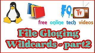 File Globing in Linux  Wildcards To Fetch Data  FOTV [upl. by Feeley856]