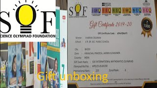 SOF OLYMPIAD Gift Unboxing Review  SOF NSO Gifts SOF [upl. by Ettore]