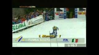 Alberto Tomba tris mondiale Bormio 1995 [upl. by Alrahc]