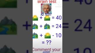 maths puzzle IQ Test 🧐 only for genius [upl. by Asilec903]