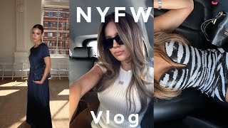 NYFW VLOG  parties events shows [upl. by Kellyn289]