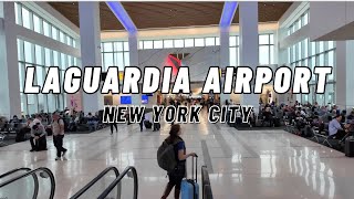 LaGuardia Airport  Terminal C  New York City  4K Walking Tour [upl. by Freyah]