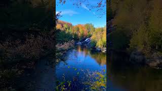 Mont Tremblant Park des chutes Quebec Canada 🇨🇦 nature travel waterfall beautiful relaxing [upl. by Harwell837]