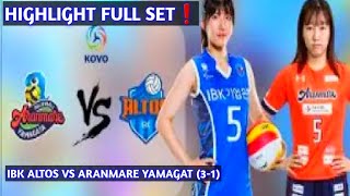 FULL SET  IBK ALTOS VS ARANMARE YAMAGATA 31 KOVO CUP 2024 [upl. by Kirstin527]