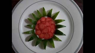 how to decorate salad plate 39 [upl. by Kcirrez]