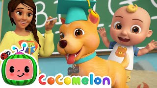 Bingos First Day at School 🐶 Baby JJs BINGO Spelling Song  CoComelon Nursery Rhymes amp Kids Songs [upl. by Idurt]