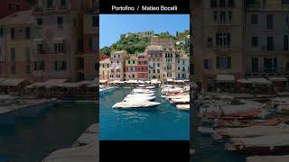 Portofino  Matteo Bocelli music travel 4k italy matteobocelli beautiful cover [upl. by Yim]