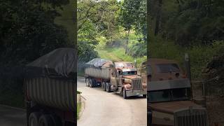 Trucker’s Convoy  Up Hill  Mount Rosser  Heavy Haul  Tight Roads  Jamaican Truckers [upl. by Bobbe]