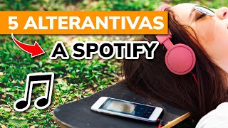 5 mejores ALTERNATIVAS a SPOTIFY GRATIS [upl. by Auburta690]