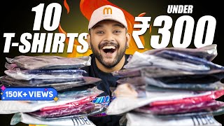 10 BEST MEESHO TSHIRTS UNDER 300 FOR MEN 🔥 Meesho TShirt Haul Review 2024  ONE CHANCE [upl. by Llemor]