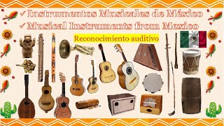 🌎 Instrumentos Musicales de MÉXICO Instruments Musical from MEXICO [upl. by Cara]