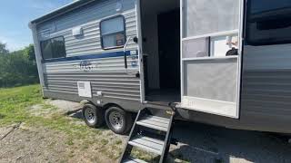 TOUR THE 2021 SHASTA 21CK TRAVEL TRAILER [upl. by Yesdnik]