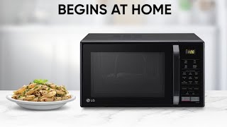 LG 21 L Convection Microwave Oven MC2146BV Black Auto Cook Menu Defrost Stainless Steel Cavit [upl. by Kev226]