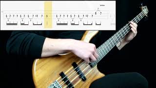 Black Sabbath  Into The Void Bass Cover Play Along Tabs In Video [upl. by Sibley357]