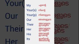 Spoken English for Beginners  സ്പോക്കൺ ഇംഗ്ലീഷ് തുടക്കക്കാർക്ക് മാത്രം  Personal Pronouns [upl. by Giraldo]