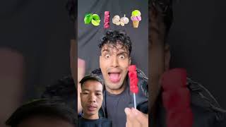 Candy chocolate eating challenge shorts funny asmr shorts [upl. by Alisan250]