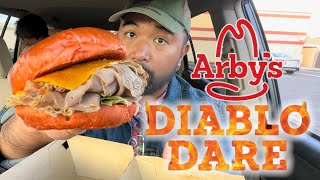 Arby’s Diablo Dare Roast Beef sandwich  Franchise Fridays Series [upl. by Yelahc]