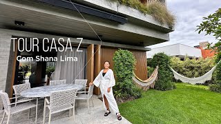 Tour completo Casa Z  Uma casa em concreto aparente em um condomínio beira mar [upl. by Eiramassenav]