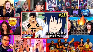 The Death of Danzo🥶😱  Dont Move Karin💀👁️‍🗨️ Shippuden 211 🇯🇵 Version REACTION MASHUP 疾風伝 海外の反応 [upl. by Iruyas]