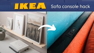 IKEA Hack DIY Sofa Console [upl. by Yblocaj]