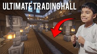 I made the Ultimate Trading Hall in Minecraft ll Survival Series Ep5 Editvortexop [upl. by Annavoj]