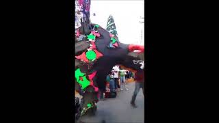 01 de enero 2018 recorrido y quema de toros Melchor Ocampo [upl. by Aennaej]