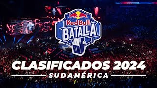 ATENCIÓN LOS PRIMEROS CLASIFICADOS A RED BULL BATALLA 2024  SUDAMÉRICA [upl. by Seuqram]