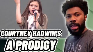 Courtney Hadwin  Man in the Mirror Michael Jackson Cover West Beer Festival 2016 REACTION VIDEO [upl. by Jacquelyn]