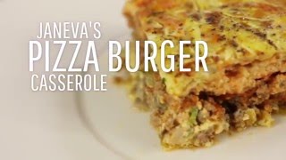 Pizza Burger Casserole  Delicious amp Healthy Recipe for Kids Dinners [upl. by Katzir]