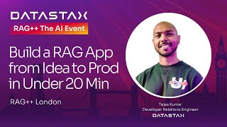 Build a RAG App In Under 20 Minutes  DataStax [upl. by Maletta]