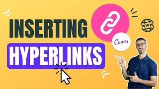 Canva Tutorial Inserting Hyperlinks in your Designs [upl. by Bound]