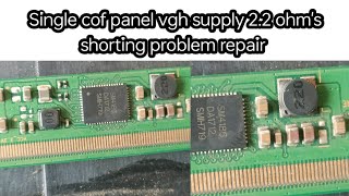 Single cof panel LSC320AN10A04 repair without cutting ckv lines  Sm4186 ic no display problem [upl. by Narbig]