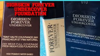 DIORSKIN FOREVER UNDERSKIN 24H FULL COVERAGE DETAILS  THE Best Foundation [upl. by Gerik]