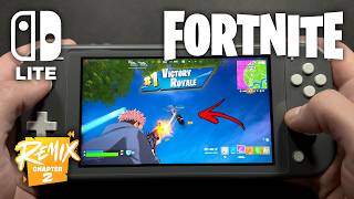 Fortnite on Nintendo Switch Lite 714 [upl. by Beverie62]