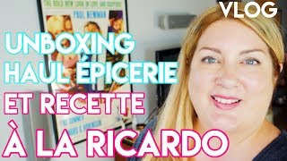 UNBOXING HAUL ÉPICERIE ET RECETTE DE BOEUF À LA MIJOTEUSE DE RICARDO VLOG [upl. by Adnana631]