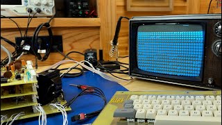 Building Don Lancasters TV Typewriter  Cursor Part 5 [upl. by Llert]