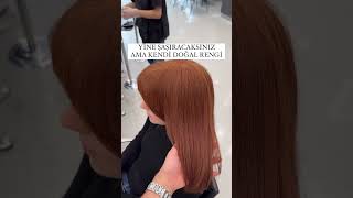 Bu seferde Samsun’lu birinin saç rengi doğuştan böyle🫶🏻 hair haircolor haircare hairstyle [upl. by Sparke]