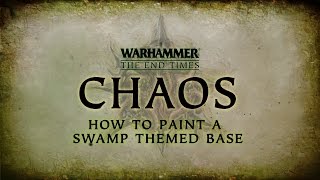 How to Paint Swamp Themed Base [upl. by Nolram]