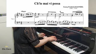 Chio mai vi possa Handel  Piano Accompaniment [upl. by Ahsen197]