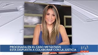 Mayra Salazar dispuesta a colaborar con la justicia dentro del caso Metástasis [upl. by Abrahamsen476]