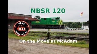 NBSR 120 on the Move at McAdam [upl. by Steffin730]