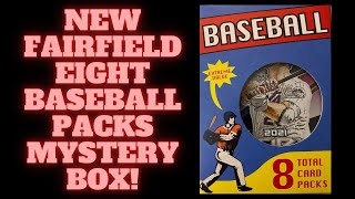 NEW FAIRFIELD EIGHT BASEBALL PACKS MYSTERY BOX [upl. by Angelo]