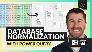 Database Normalization for Beginners  How to Normalize Data w Power Query full tutorial [upl. by Enyr]