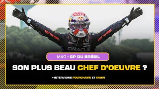 BRÉSIL 2024  LA PLUS BELLE VICTOIRE DE VERSTAPPEN   ITW Pourchaire et Famin  Les Pistonnés F1 [upl. by Sualkcin366]