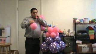 Tutorial how to make a Balloon column with a Minnie Head [upl. by Romelle]