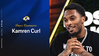 Kamren Curl Introductory Press Conference  Signing With Rams amp What Hell Bring To The Defense [upl. by Hyman]