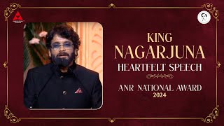 King Nagarjuna Heartfelt Speech  ANR National Awards  ANRLivesOn [upl. by Edmonda]