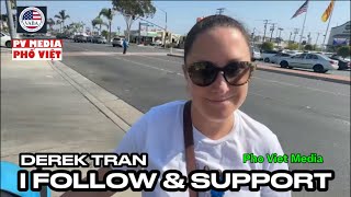 Derek Tran Supporter frustrated Michelle Steel at Little Saigon Rally on Saturday Oct 5 2024 [upl. by Iover842]