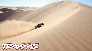 The Worlds Biggest Aerial RC Assault  Traxxas Invades Glamis [upl. by Reld219]